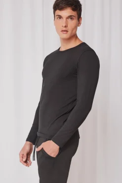 Gisela T-Shirts-Camiseta térmica manga larga hombre preto