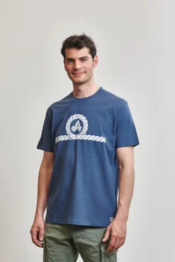 Amarras T-Shirts-Camiseta Windward Azul