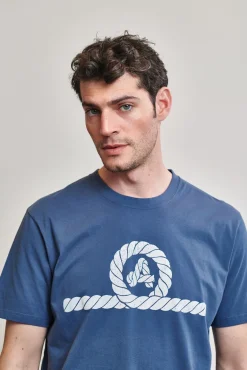 Amarras T-Shirts-Camiseta Windward Azul