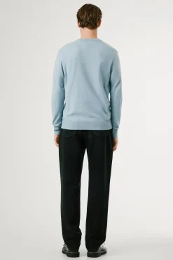 Pepe Jeans Camisolas-Camisola André com gola redonda azul