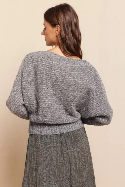 Slowlove Camisolas-Camisola assimétrica Cinzento