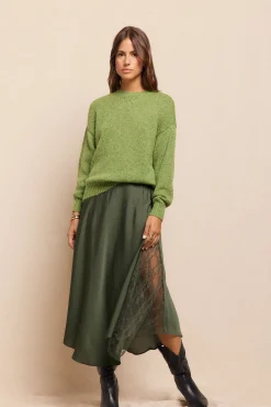 Slowlove Camisolas-Camisola básica Verde