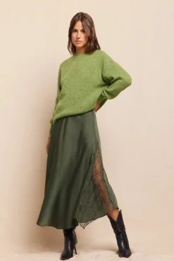 Slowlove Camisolas-Camisola básica Verde