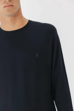 elPulpo Camisolas-Camisola básica com logo Azul