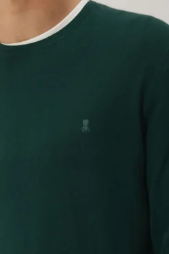 elPulpo Camisolas-Camisola básica com logo Verde