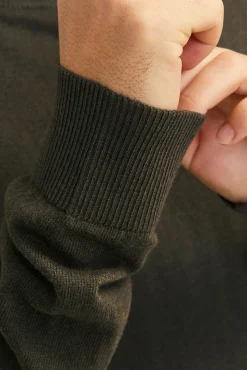 Jack & Jones Camisolas-Camisola básica de gola alta verde