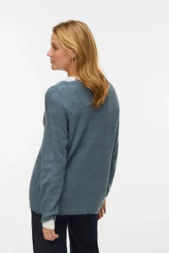 Vero Moda Camisolas-Camisola básica de malha Azul