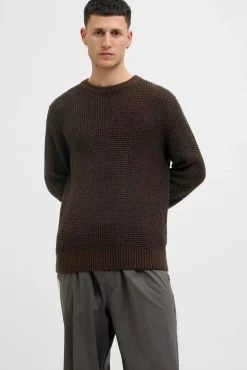 Jack & Jones Camisolas-Camisola básico castanho