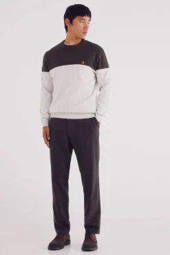 Springfield Camisolas-Camisola básico com blocos de cores cru