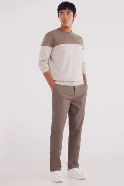 Springfield Camisolas-Camisola básico com blocos de cores cru