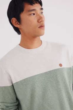 Springfield Camisolas-Camisola básico com blocos de cores verde