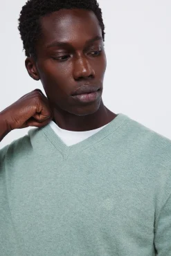 Springfield Camisolas-Camisola básico com gola em V verde