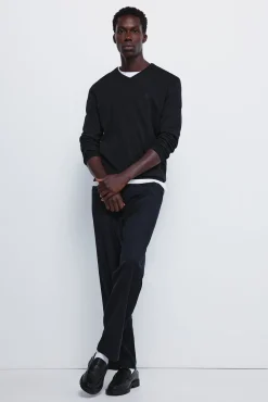 Springfield Camisolas-Camisola básico com gola em V azul