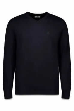 Springfield Camisolas-Camisola básico com gola em V azul