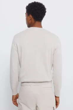 Springfield Camisolas-Camisola básico com gola em V cru