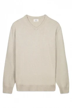 Springfield Camisolas-Camisola básico com gola em V cru