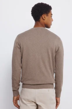 Springfield Camisolas-Camisola básico com gola em V cru