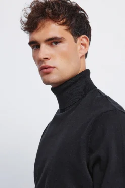 Springfield Camisolas-Camisola básico de gola preto