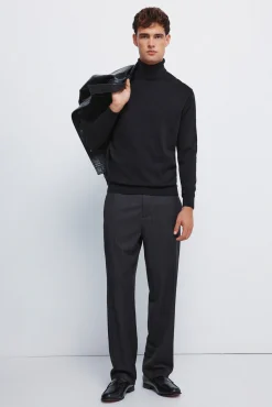 Springfield Camisolas-Camisola básico de gola preto