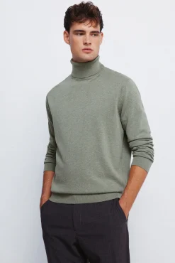 Springfield Camisolas-Camisola básico de gola bege