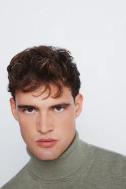 Springfield Camisolas-Camisola básico de gola bege