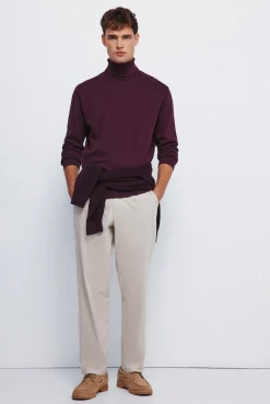 Springfield Camisolas-Camisola básico de gola vermelho