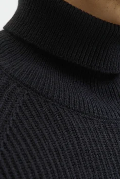 Jack & Jones Camisolas-Camisola básico de gola preto