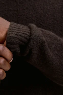 Jack & Jones Camisolas-Camisola básico de malha castanho