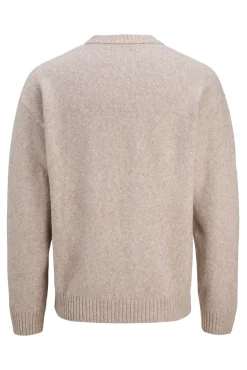 Jack & Jones Camisolas-Camisola básico de malha cinzento