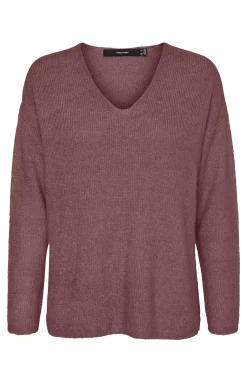 Vero Moda Camisolas-Camisola básico de malha Granada