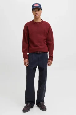 Jack & Jones Camisolas-Camisola básico de malha rosa