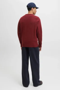 Jack & Jones Camisolas-Camisola básico de malha rosa