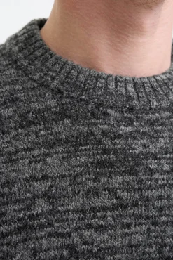 Jack & Jones Camisolas-Camisola básico de malha cinzento