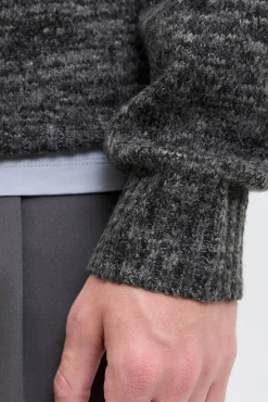 Jack & Jones Camisolas-Camisola básico de malha cinzento