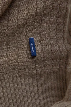 Jack & Jones Camisolas-Camisola básico de malha liso Castanho