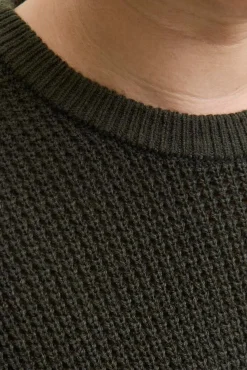 Jack & Jones PLUS Camisolas-Camisola básico de malha liso verde