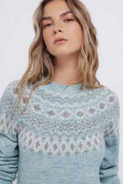 Springfield Camisolas-Camisola com borda jacquard verde