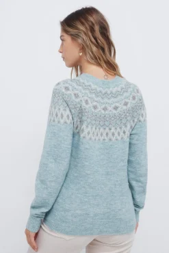 Springfield Camisolas-Camisola com borda jacquard verde