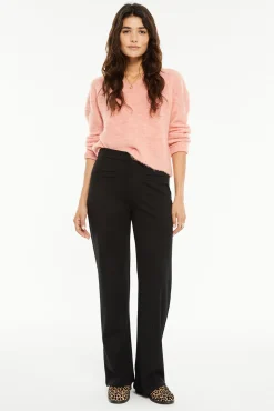 System Action Camisolas-camisola com decote em V borgonha