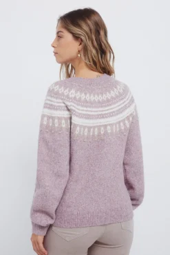 Springfield Camisolas-Camisola com detalhes jacquard rosa