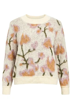 Object Camisolas-Camisola com estampado floral Tostado