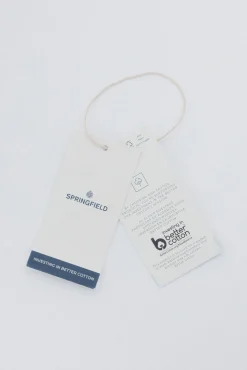 Springfield Camisolas-Camisola com fecho-éclair liso azul