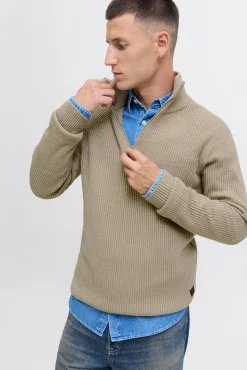 Jack & Jones Camisolas-Camisola com gola cinzento