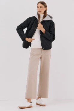 Cortefiel Camisolas-Camisola com gola alta Ecru