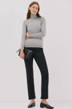 Cortefiel Camisolas-Camisola com gola alta Cinzento