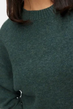 Vero Moda Curve Camisolas-Camisola com gola em V curvo Verde