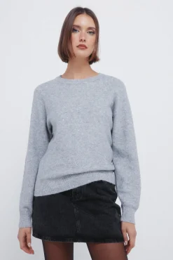 Springfield Camisolas-Camisola com lantejoulas cinzento