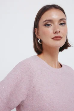 Springfield Camisolas-Camisola com lantejoulas rosa