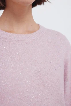 Springfield Camisolas-Camisola com lantejoulas rosa