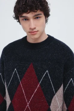 Springfield Camisolas-Camisola com padrão de diamantes estampado